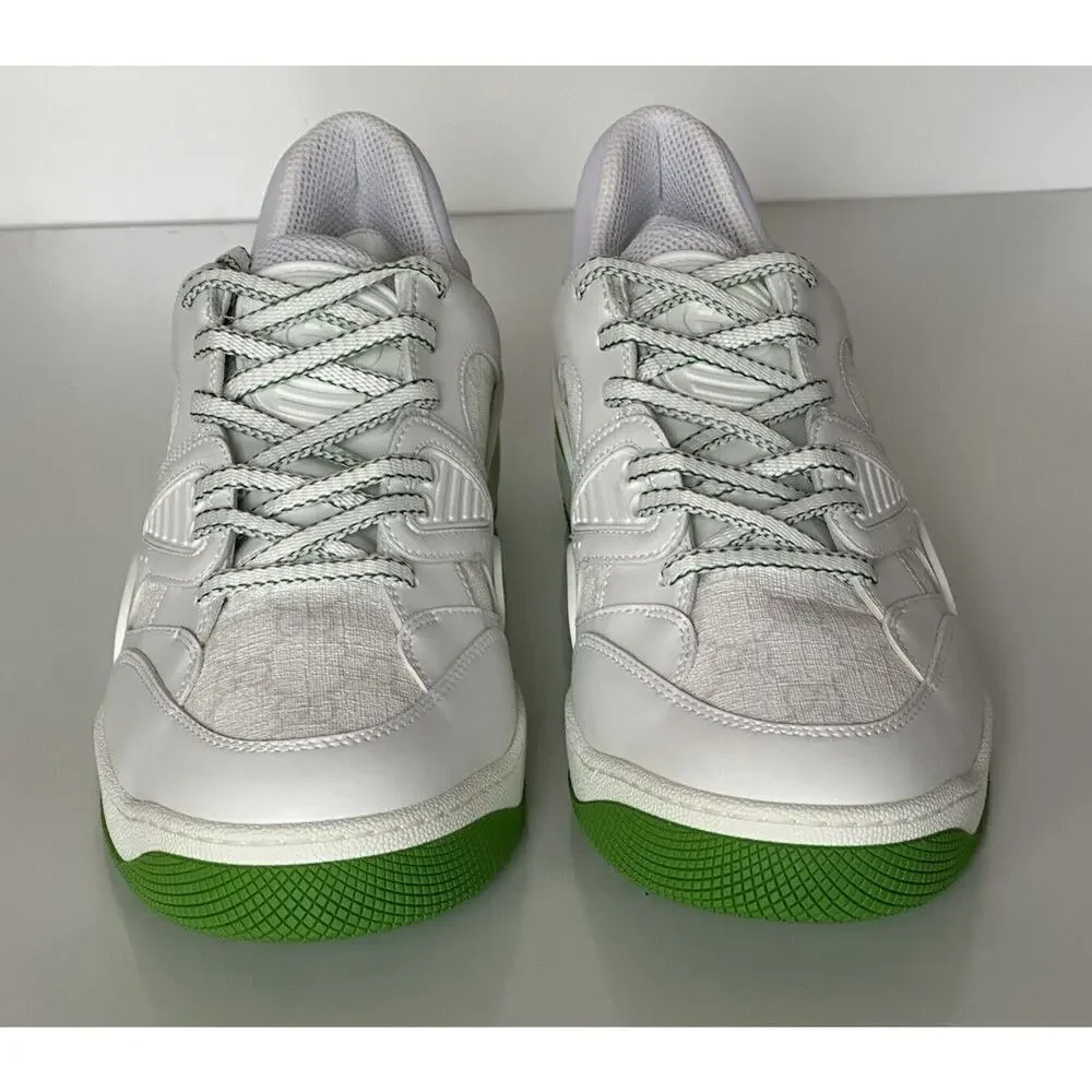 Gucci Demetra GG Men's Low-top Green/White Sneakers 6.5 US (Gucci 6) 698785 NIB